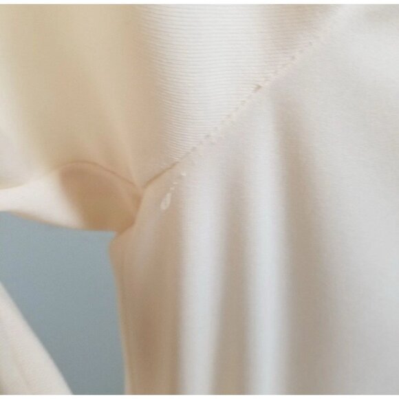 Grecian Goddess Cream Jumpsuit Sz 7/8 True Vtg 1970s 70s Costume Event Boho - Picture 5 of 7